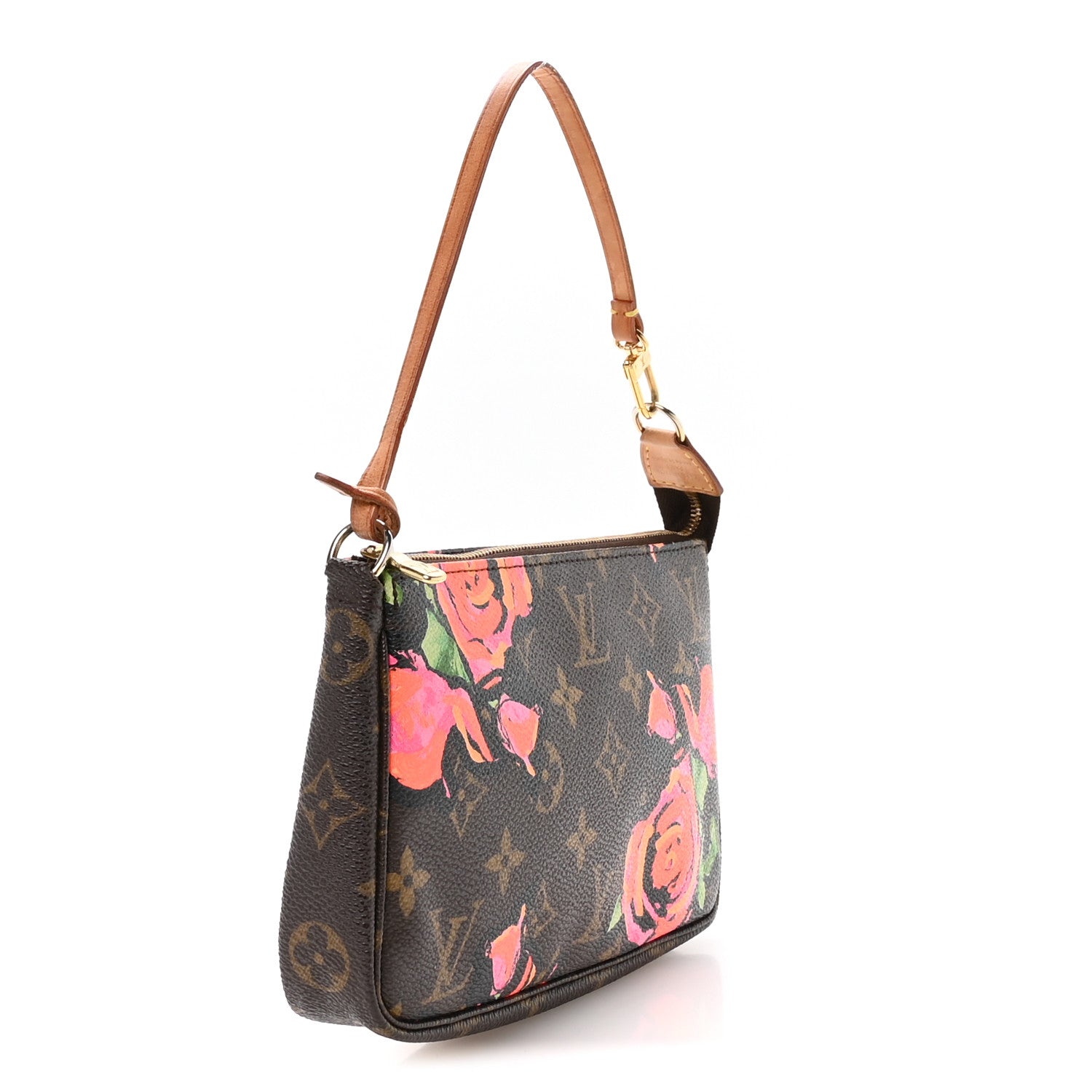 Louis Vuitton Monogram Roses Pochette Accessories