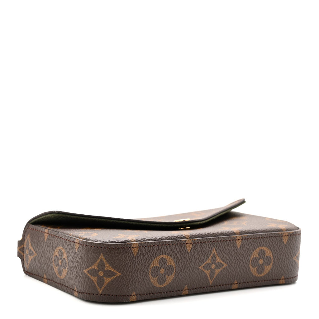 Louis Vuitton Monogram Felicie Strap & Go Kaki