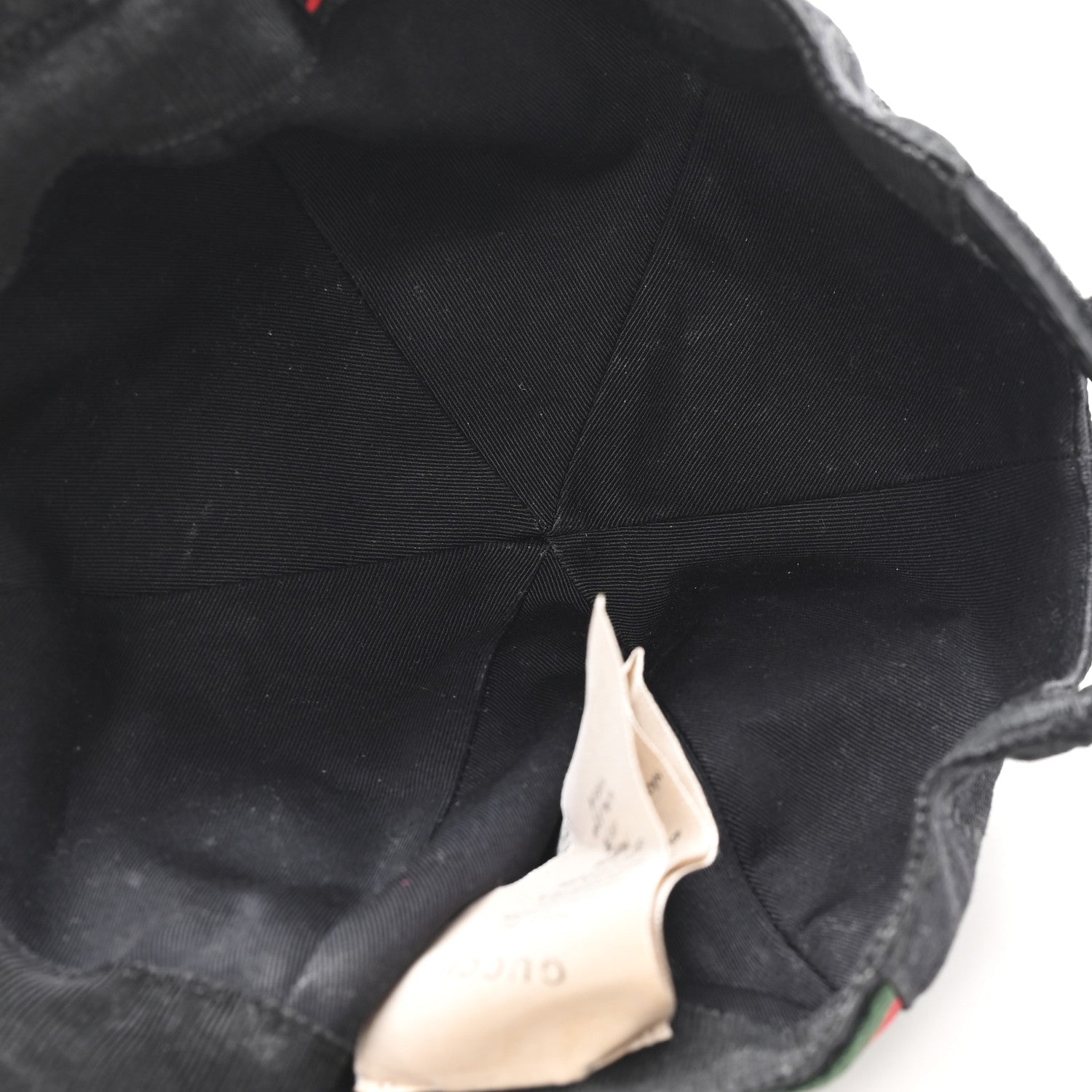 Gucci Monogram Web Baseball Hat L Black