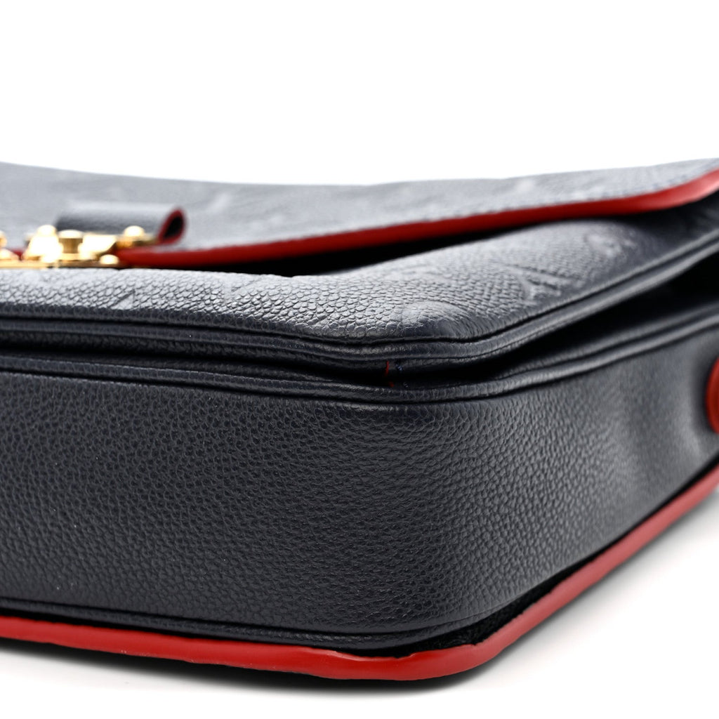 Louis Vuitton Empreinte Pochette Metis Marine Rouge