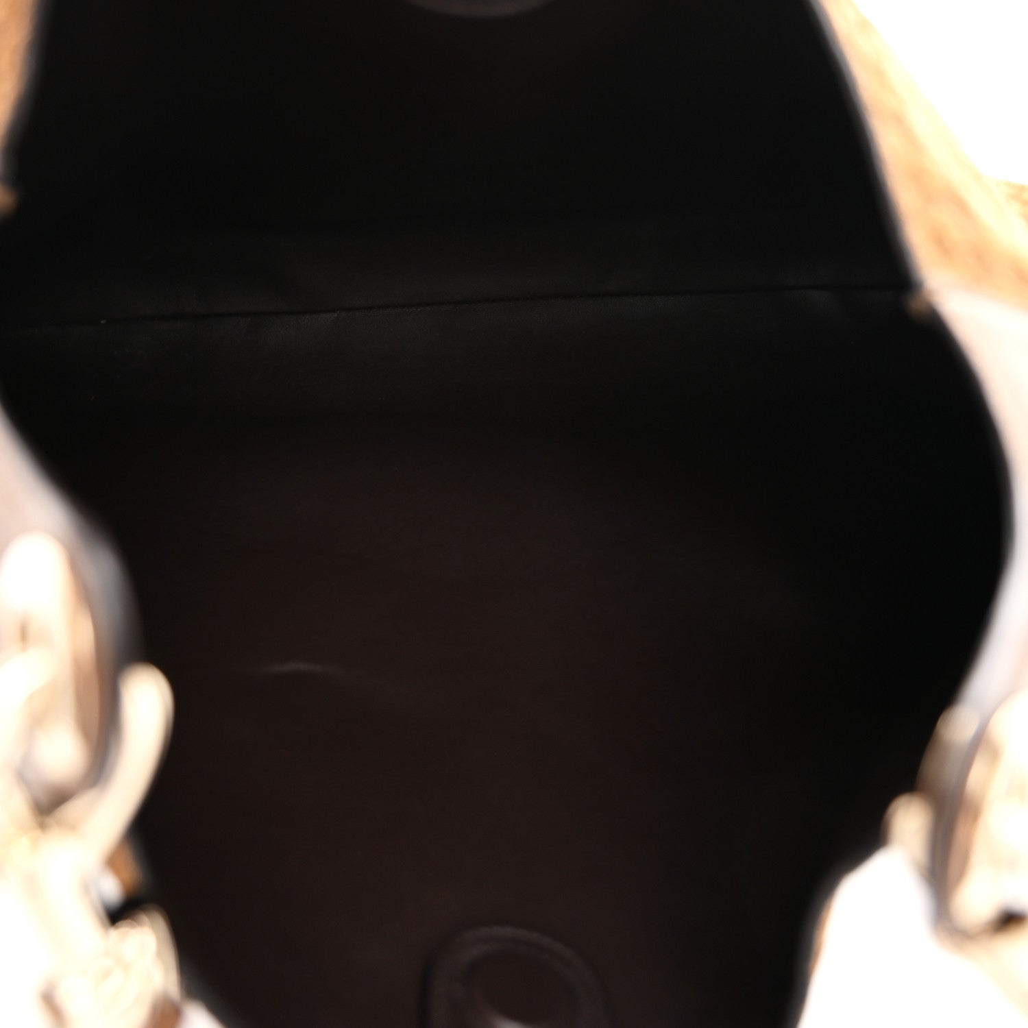 Gucci GG Suede B Large Shoulder Bag Brown