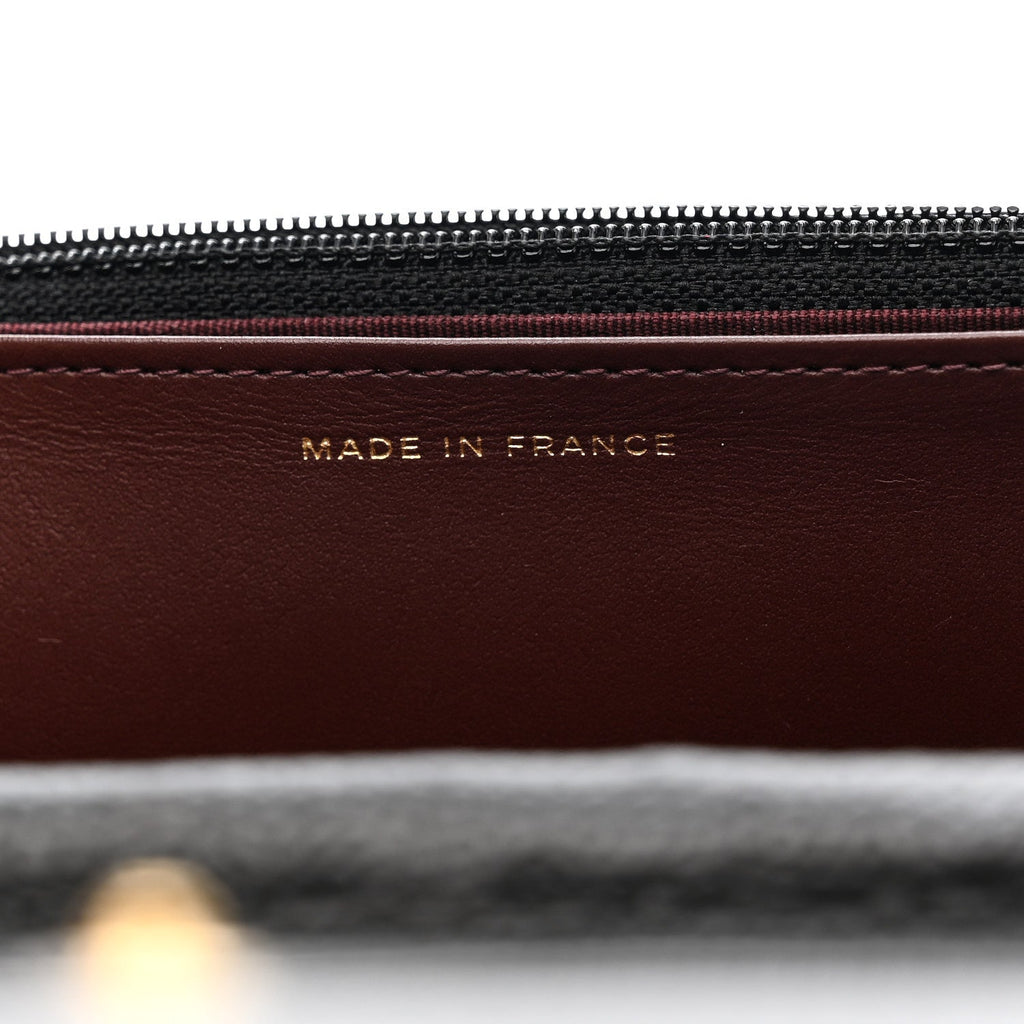 Chanel Caviar Quilted Wallet on Chain WOC Black