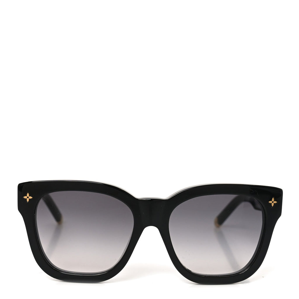 Louis Vuitton Acetate My Monogram Square Sunglasses Z1523E Black
