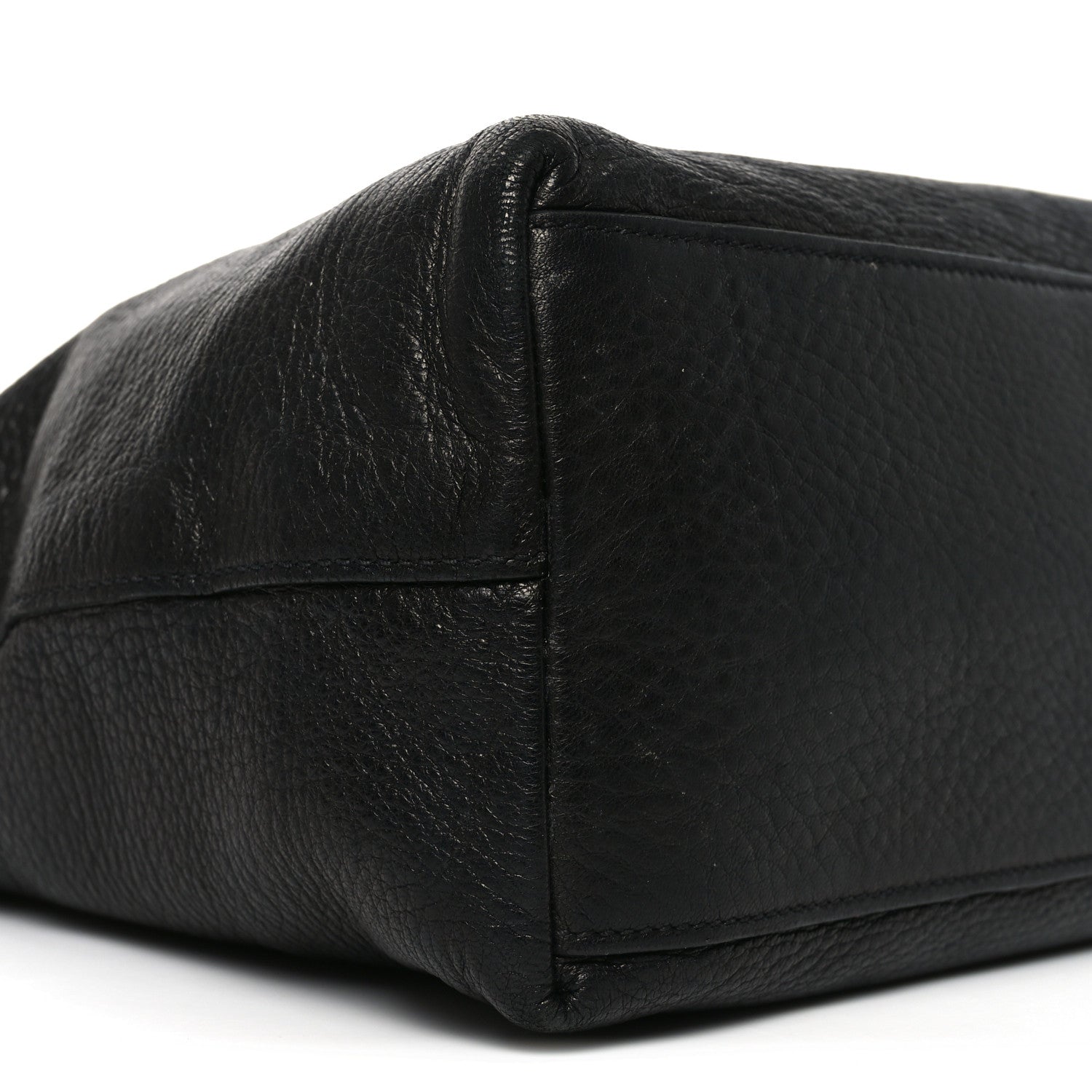 Prada Vitello Daino Tote Black