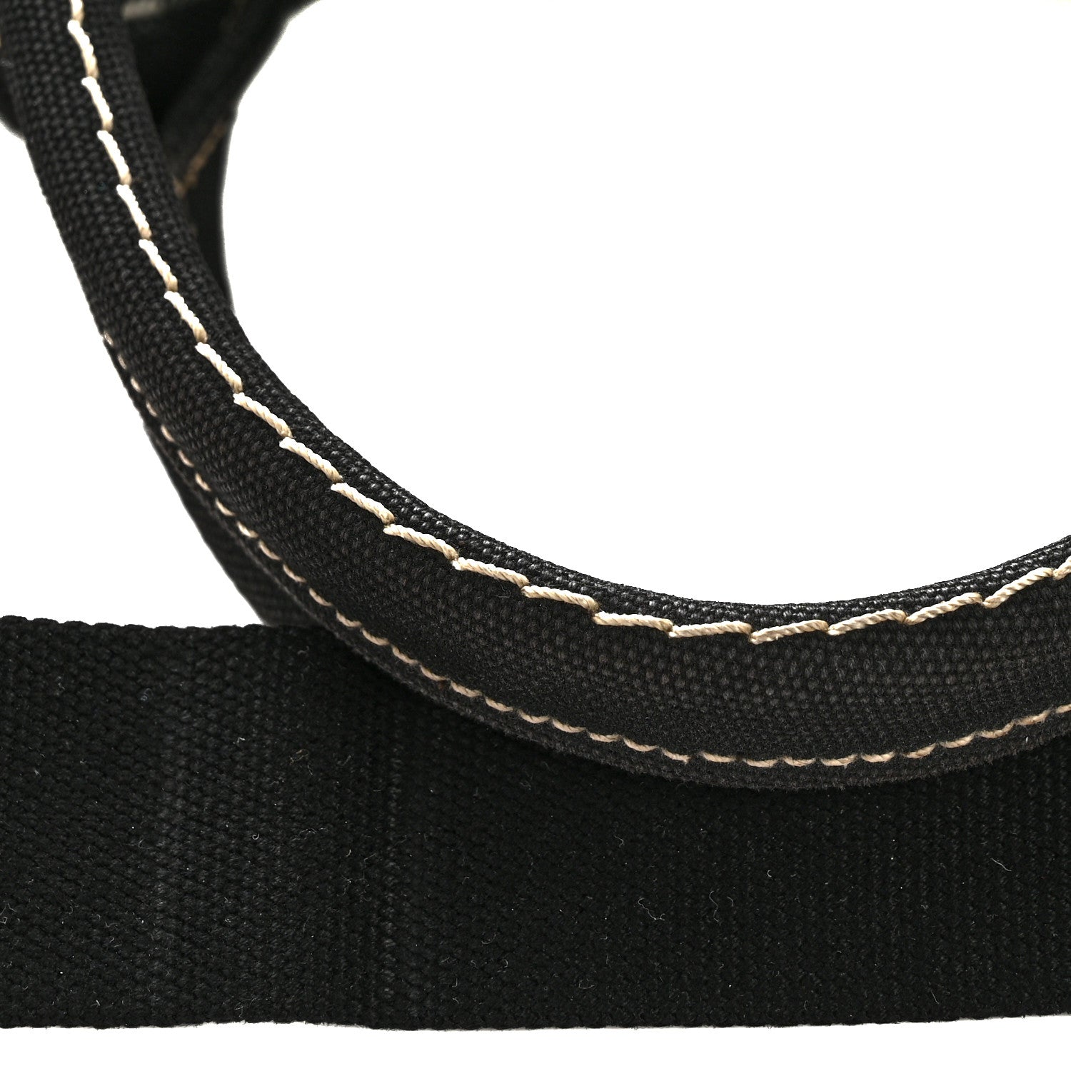 Prada Canapa Small Logo Tote Black Talco