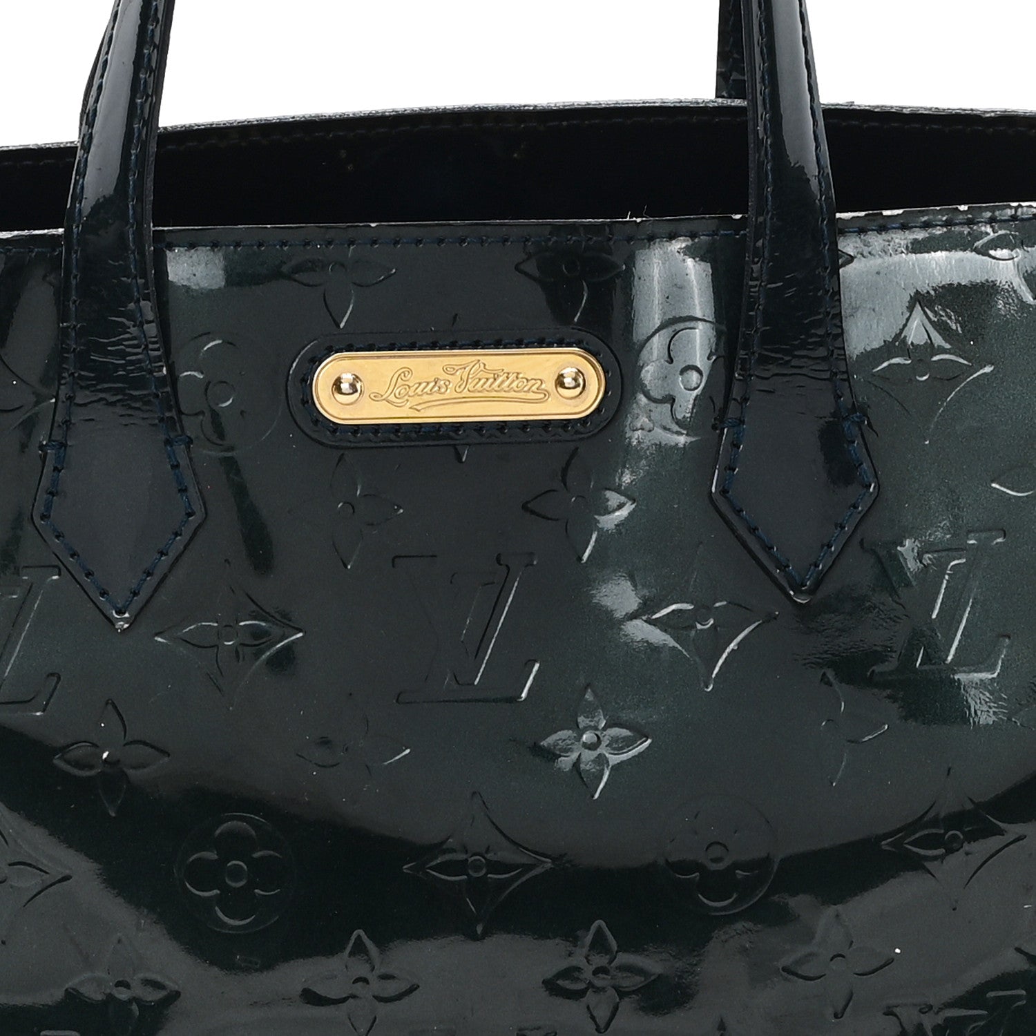 Louis Vuitton Vernis Wilshire PM Blue Nuit