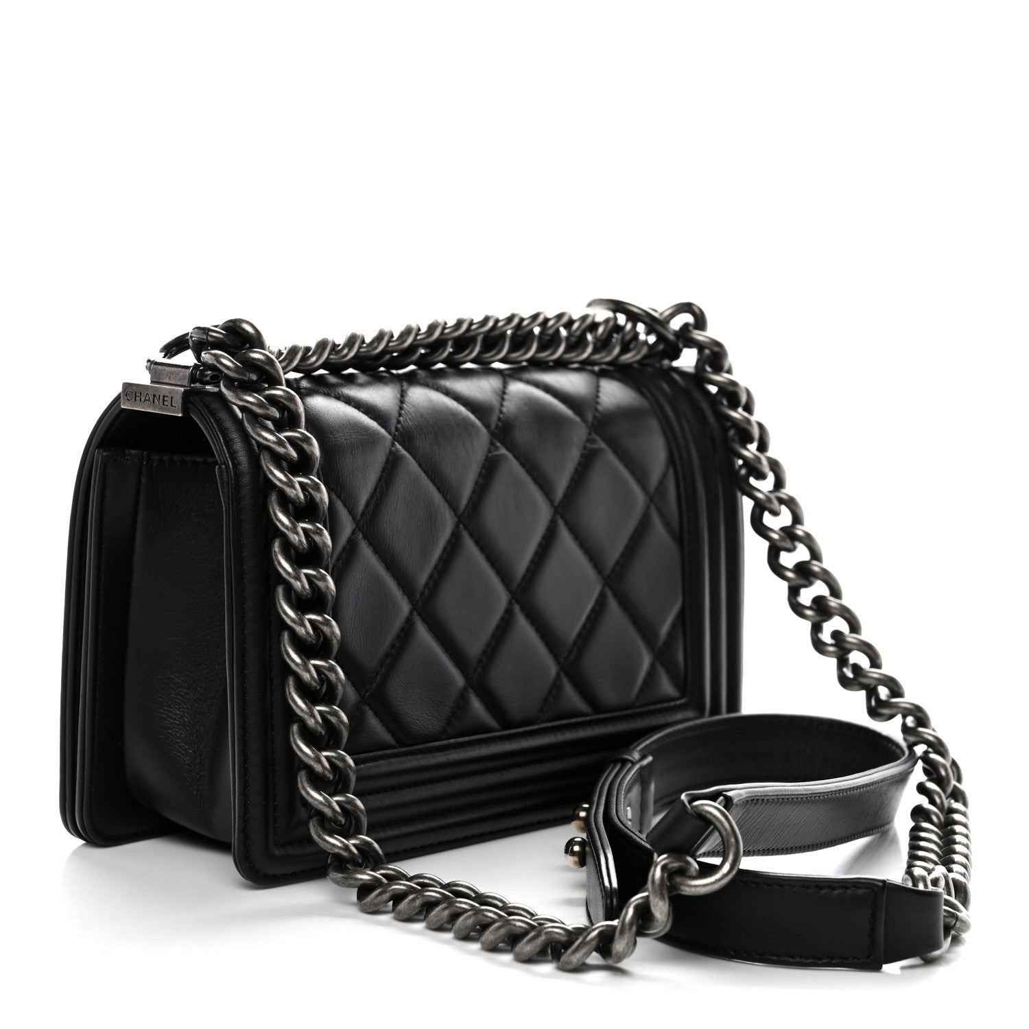 Chanel Calfskin Quilted Small Boy Flap Black