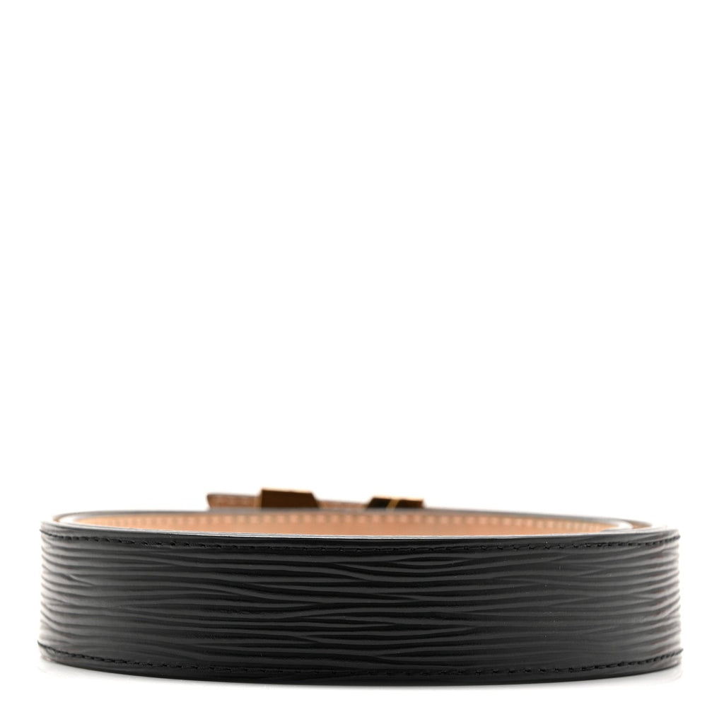 Louis Vuitton Epi Essential V 30 MM Belt 90 36 Black