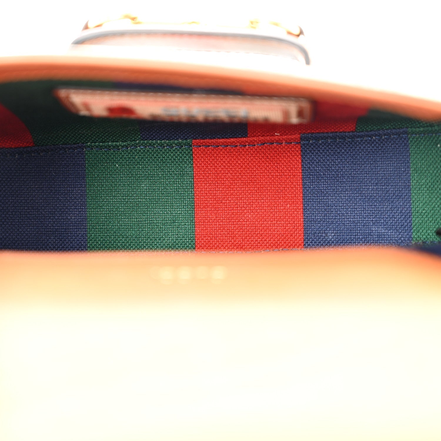 Gucci X DANS LE VERT Textured Dollar Calfskin GG Supreme Monogram Web Mini Horsebit 1955 Shoulder Bag Dusty Azure Beige Ebony