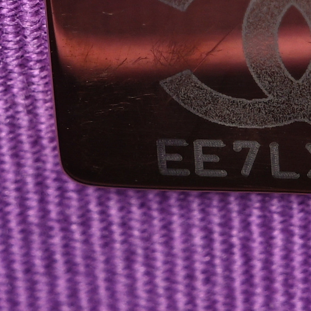 Chanel Lambskin Quilted Small CC Funky Town Flap Purple