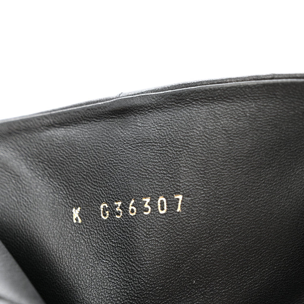 Calfskin CC Ankle Boots 40 Black