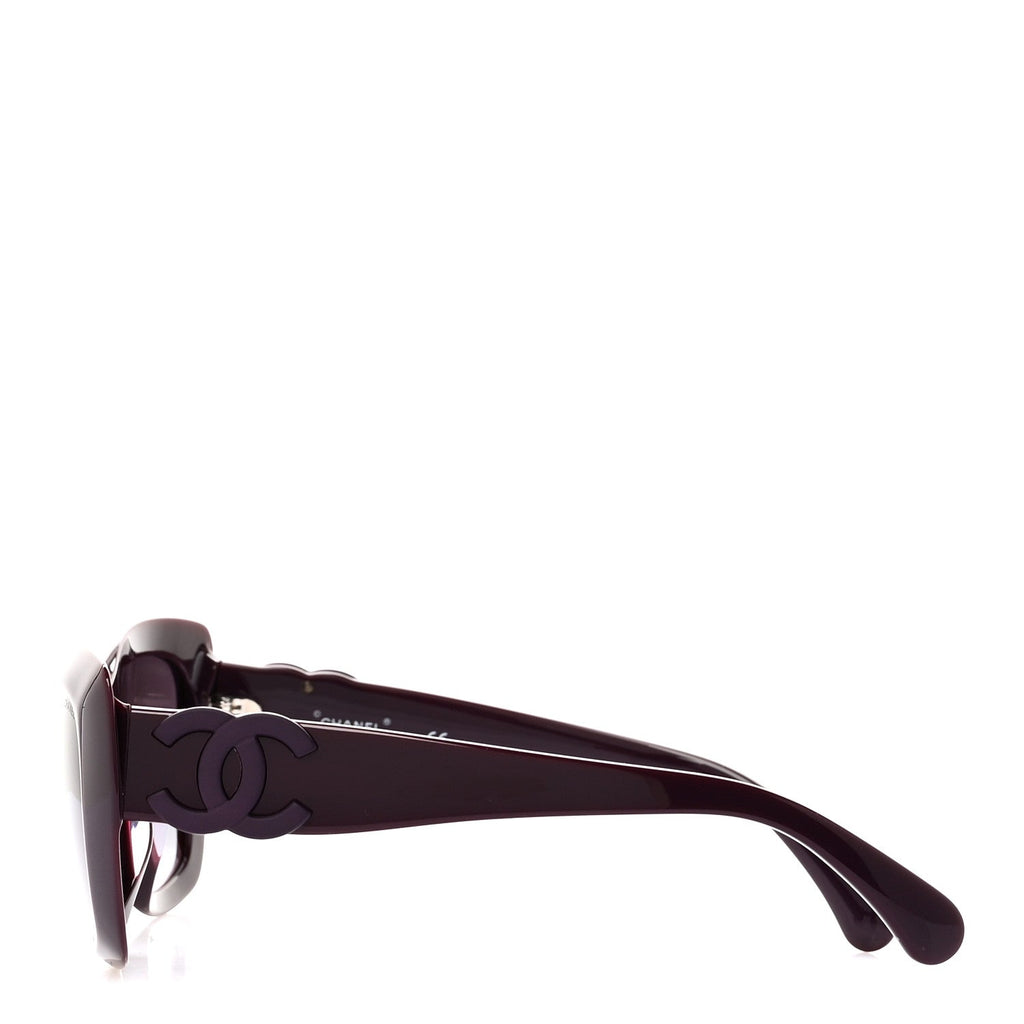 Acetate Square Sunglasses 71395 Purple