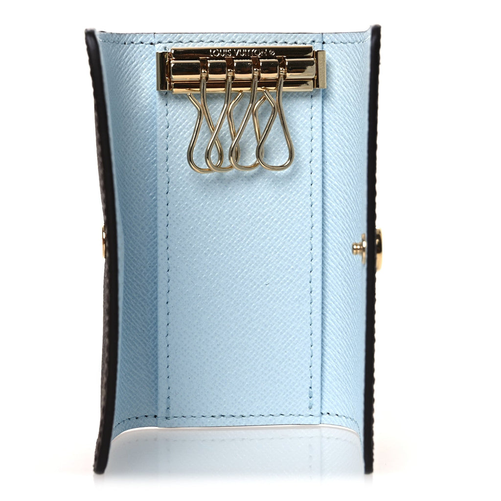 Louis Vuitton Monogram 4 Key Multicles Holder Blue