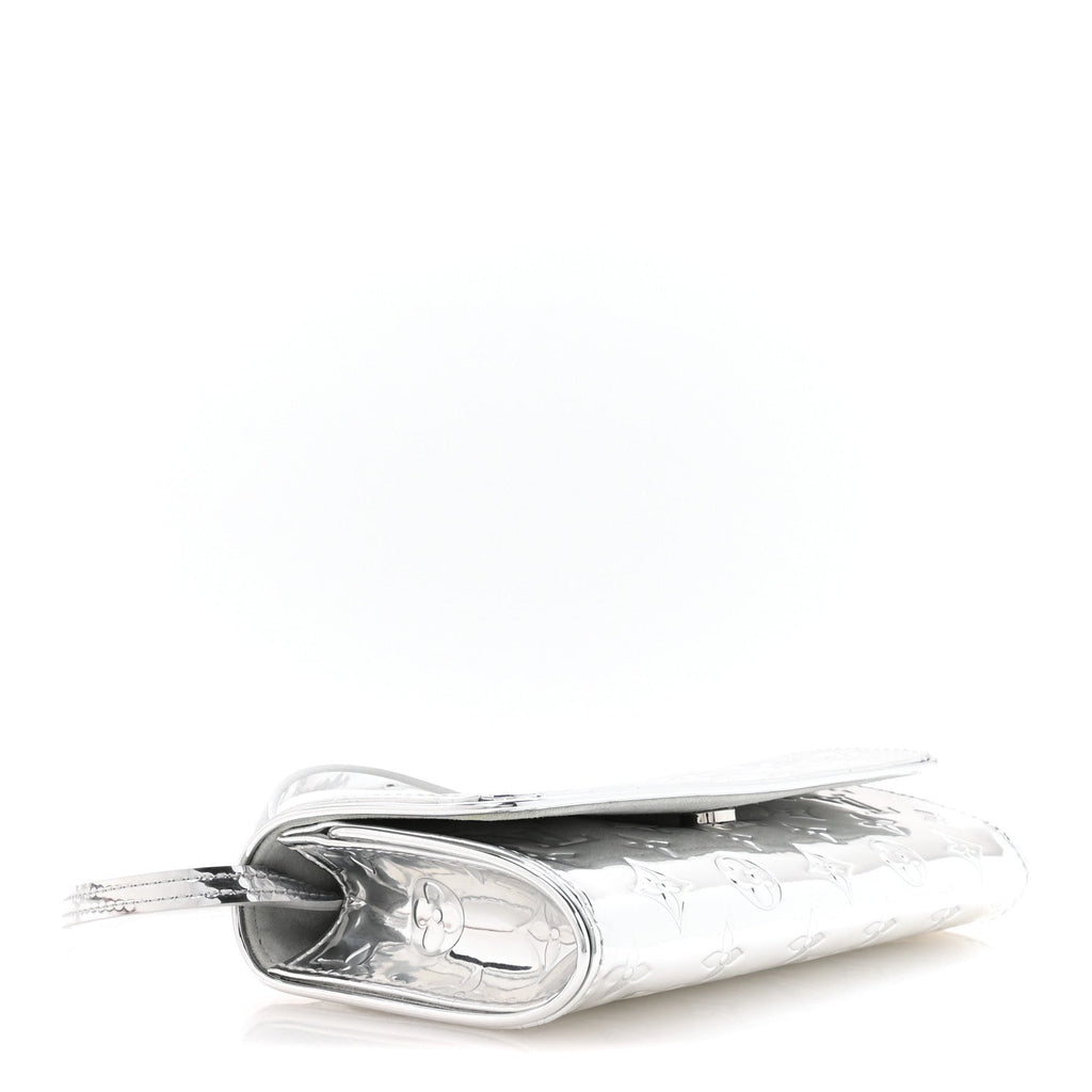 Louis Vuitton Monogram Miroir Pochette Twin Silver
