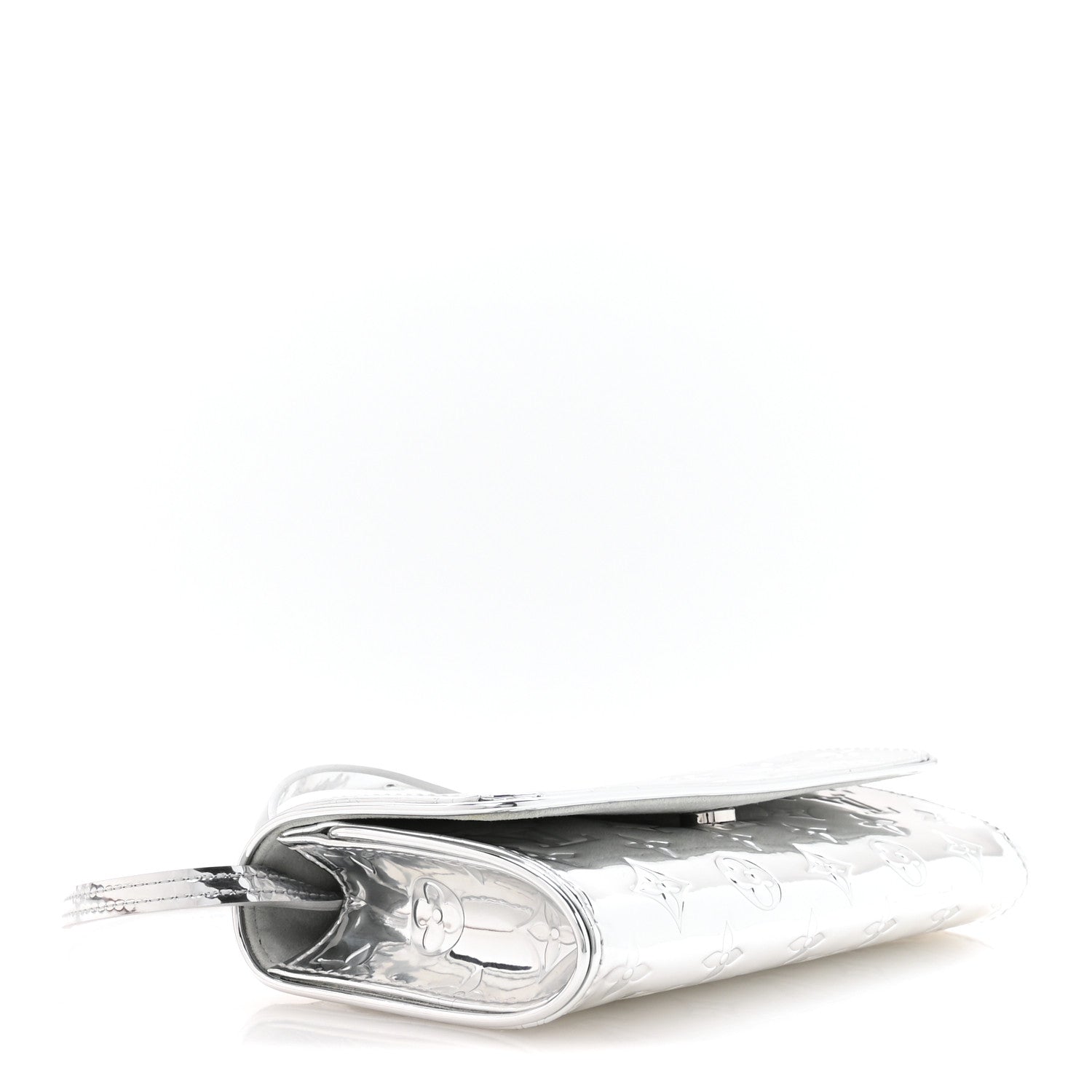 Louis Vuitton Monogram Miroir Pochette Twin Silver
