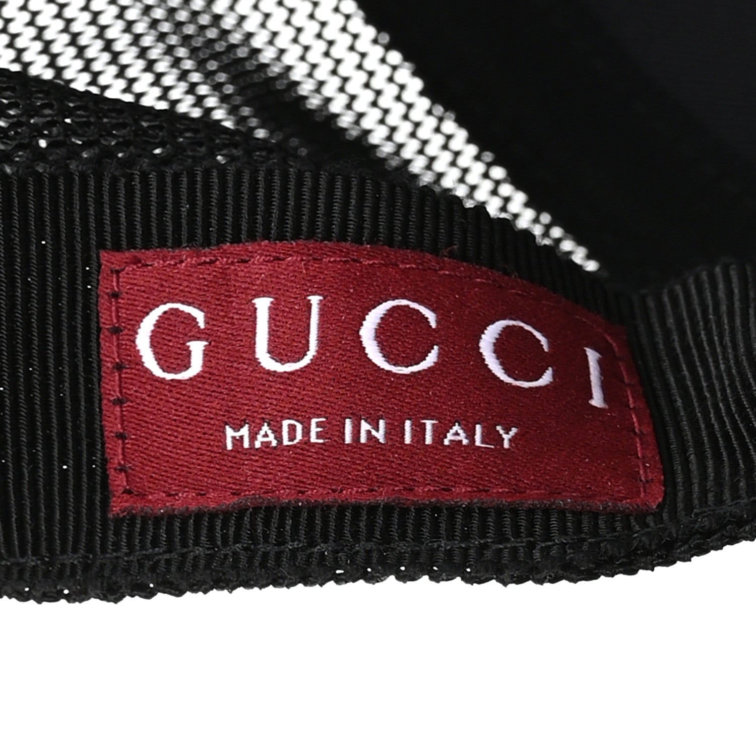 Gucci GG Supreme Monogram Baseball Hat S Black