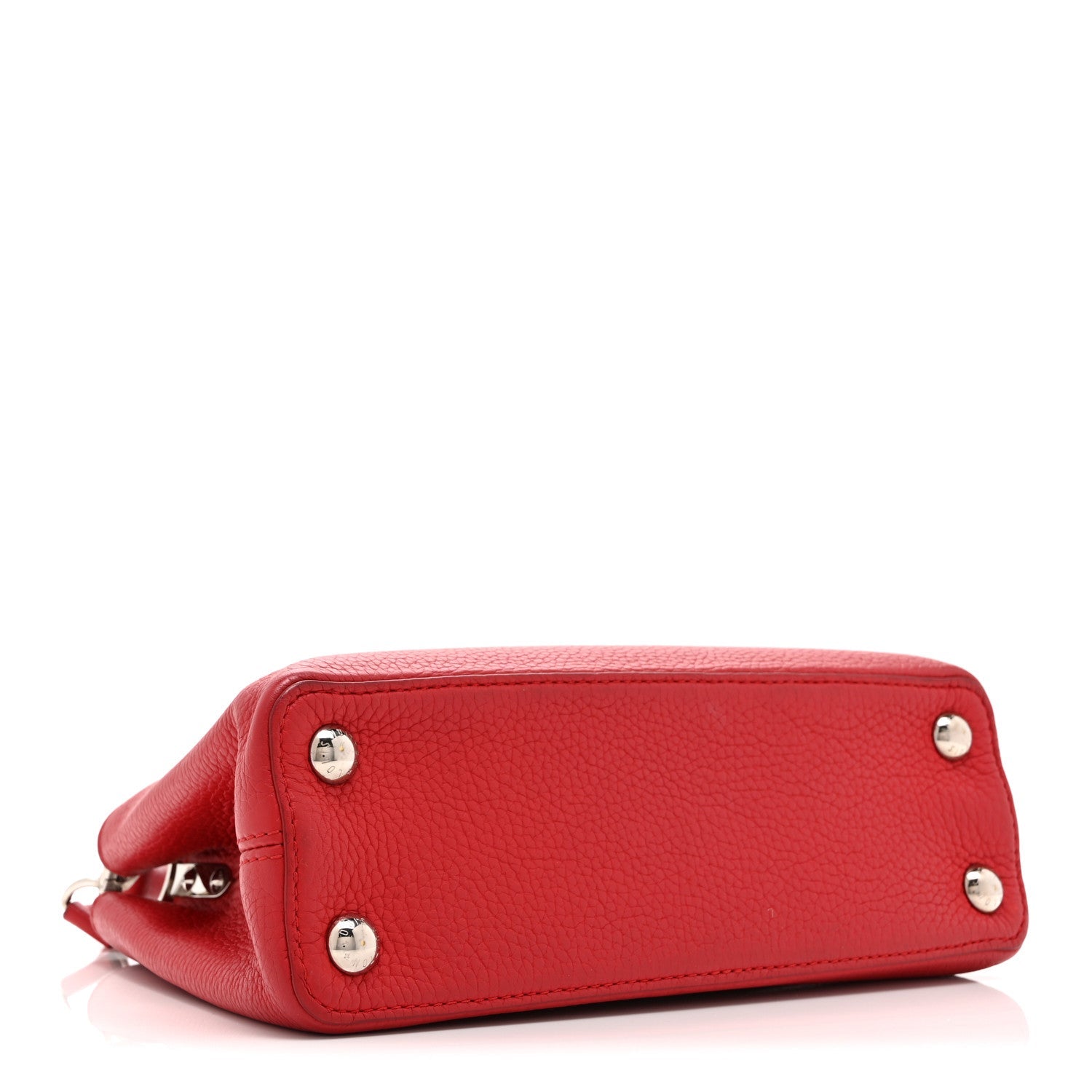 Louis Vuitton Taurillon Capucines BB Scarlet Red