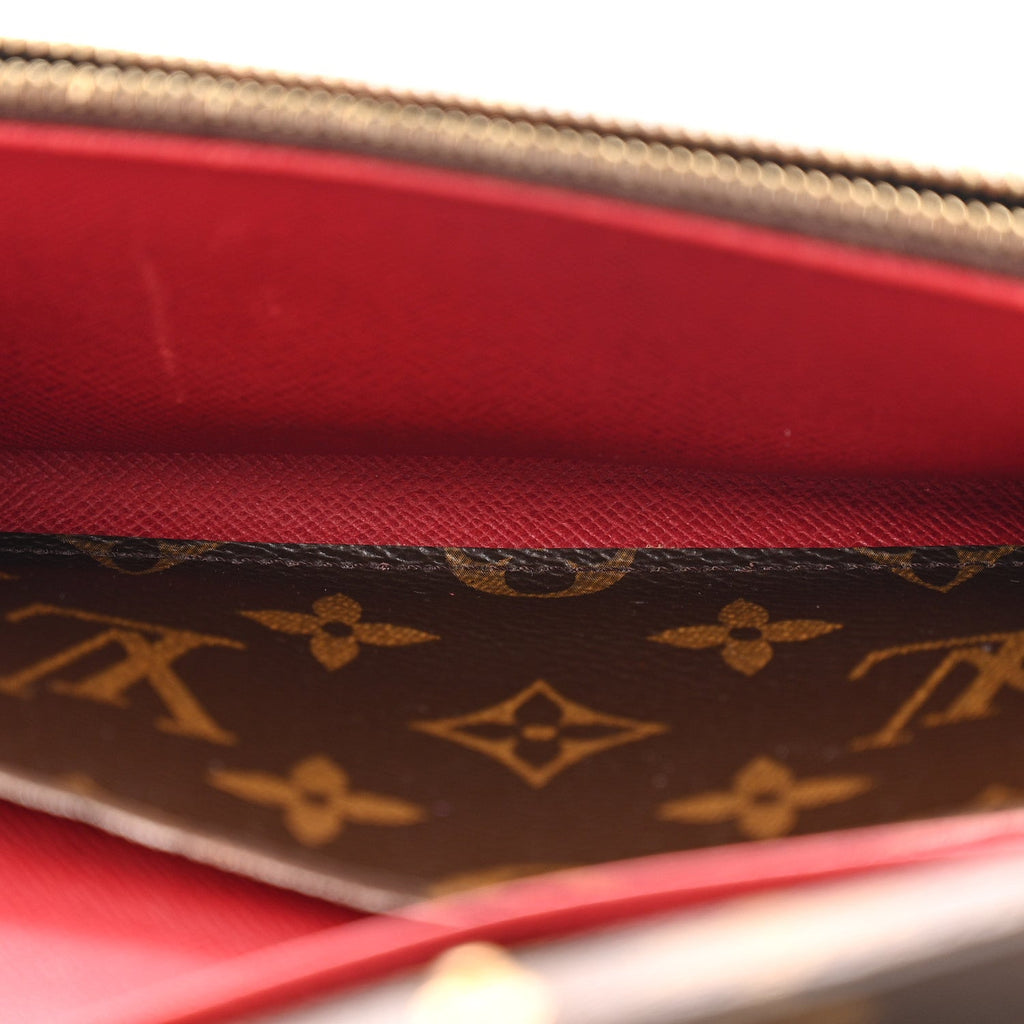 Louis Vuitton Monogram Emilie Wallet Rouge