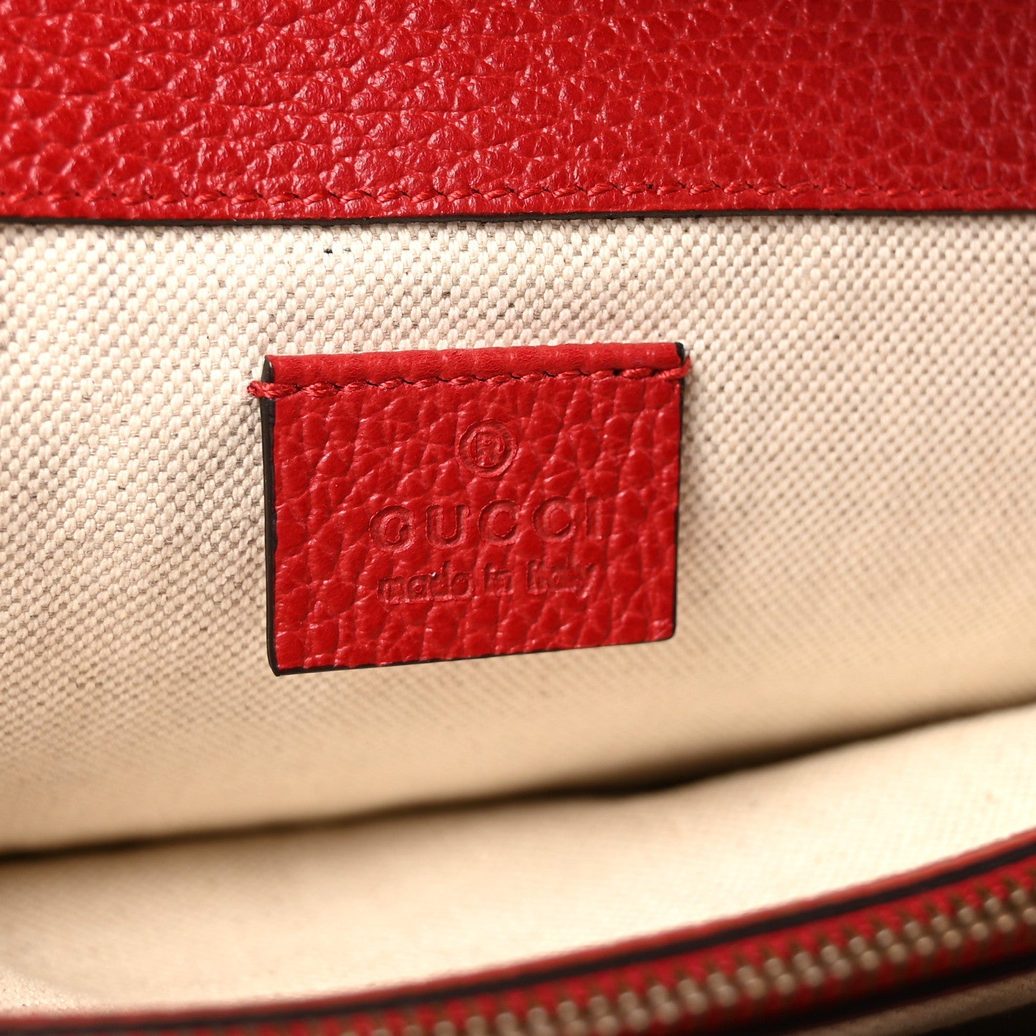 Gucci Dollar Calfskin Swarovski Crystal Small Dionysus Shoulder Bag Hibiscus Red