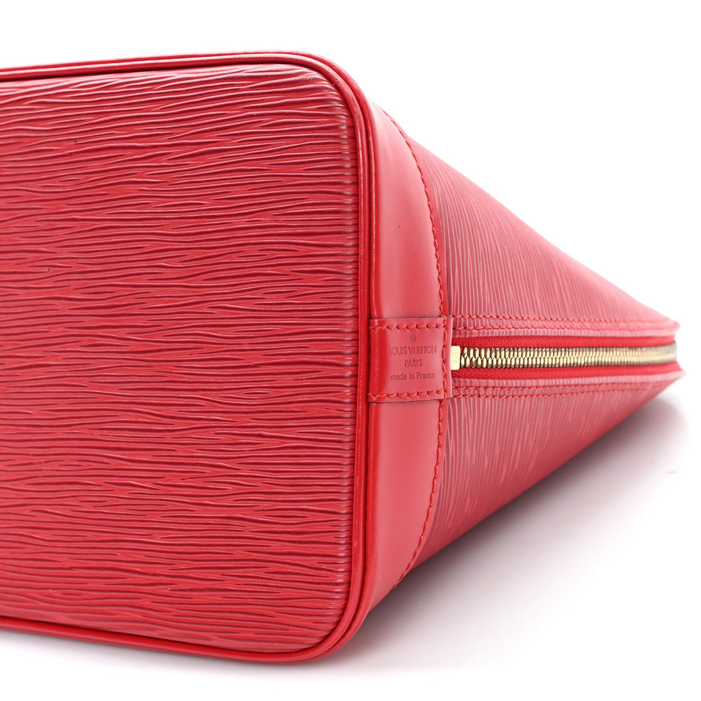 Louis Vuitton Epi Alma PM Castillan Red