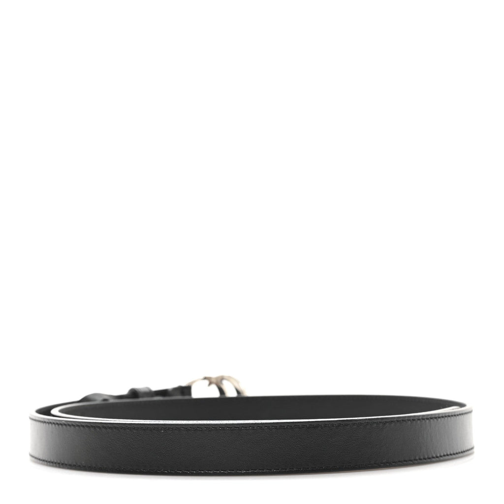 Gucci Calfskin Double G 20mm Belt 90 36 Black