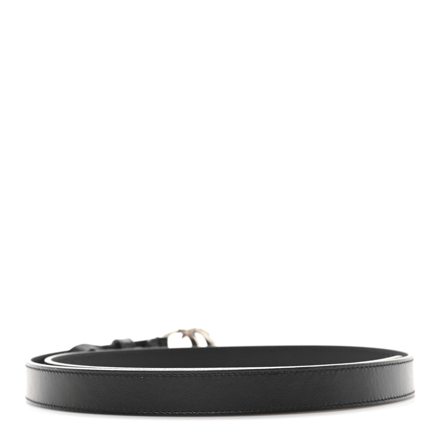 Gucci Calfskin Double G 20mm Belt 90 36 Black