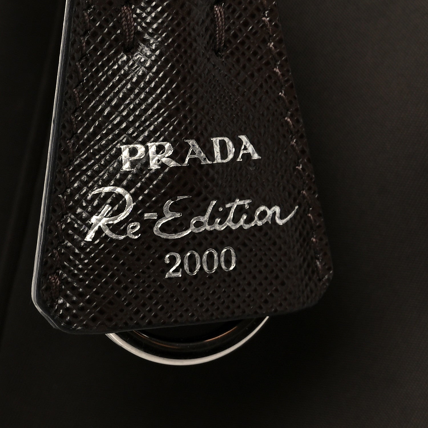 Prada Tessuto Nylon Mini Re-Edition 2000 Bag Caffe