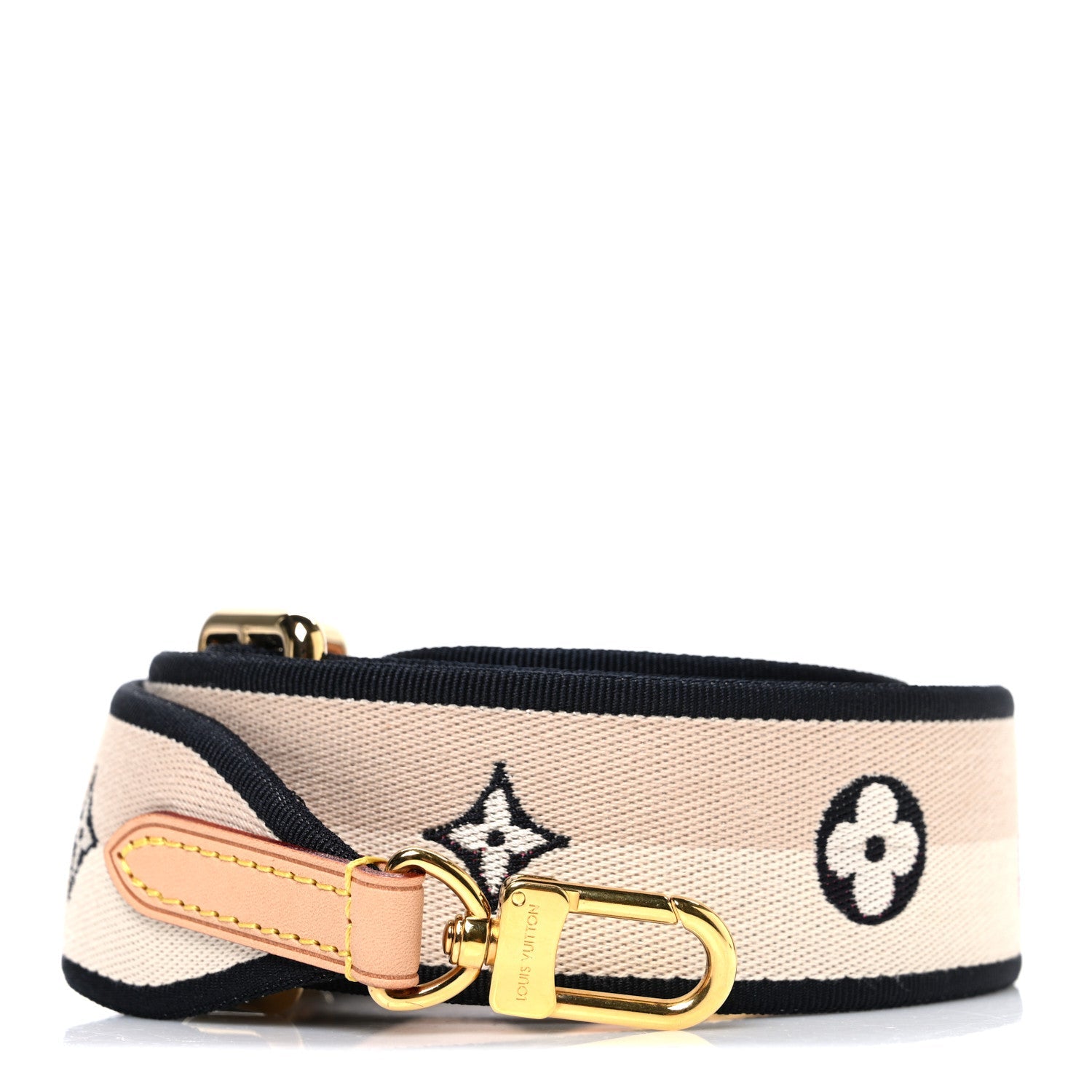 Louis Vuitton Jacquard Speedy Bandouliere 20 Shoulder Strap Black