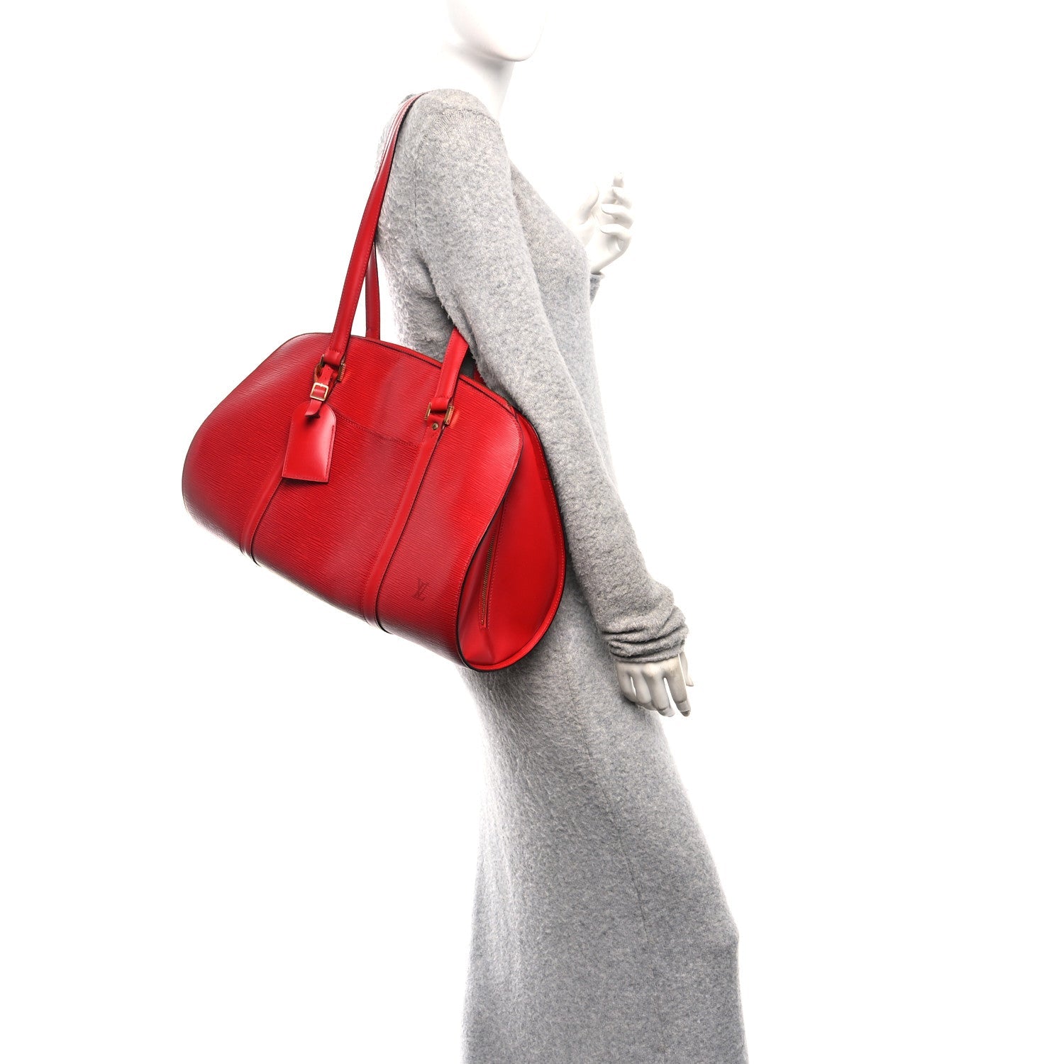 Louis Vuitton Epi Solferino 50 Castillan Red