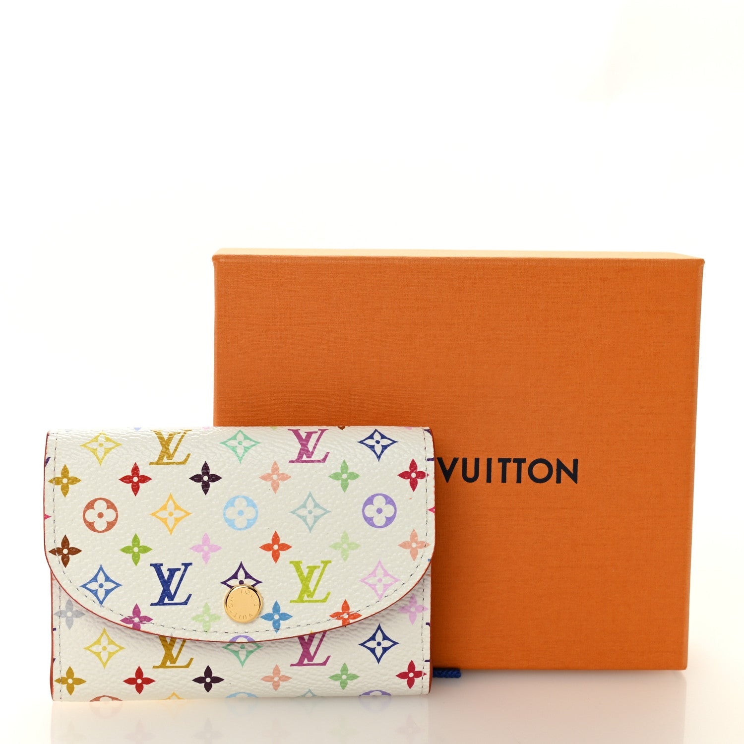 Louis Vuitton LV X TM Monogram Multicolor Rosalie Coin Purse White Kawaii Pink