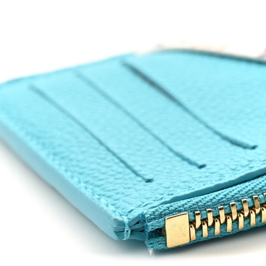 Louis Vuitton LV X TM Monogram Romy Card Holder Kabira Blue