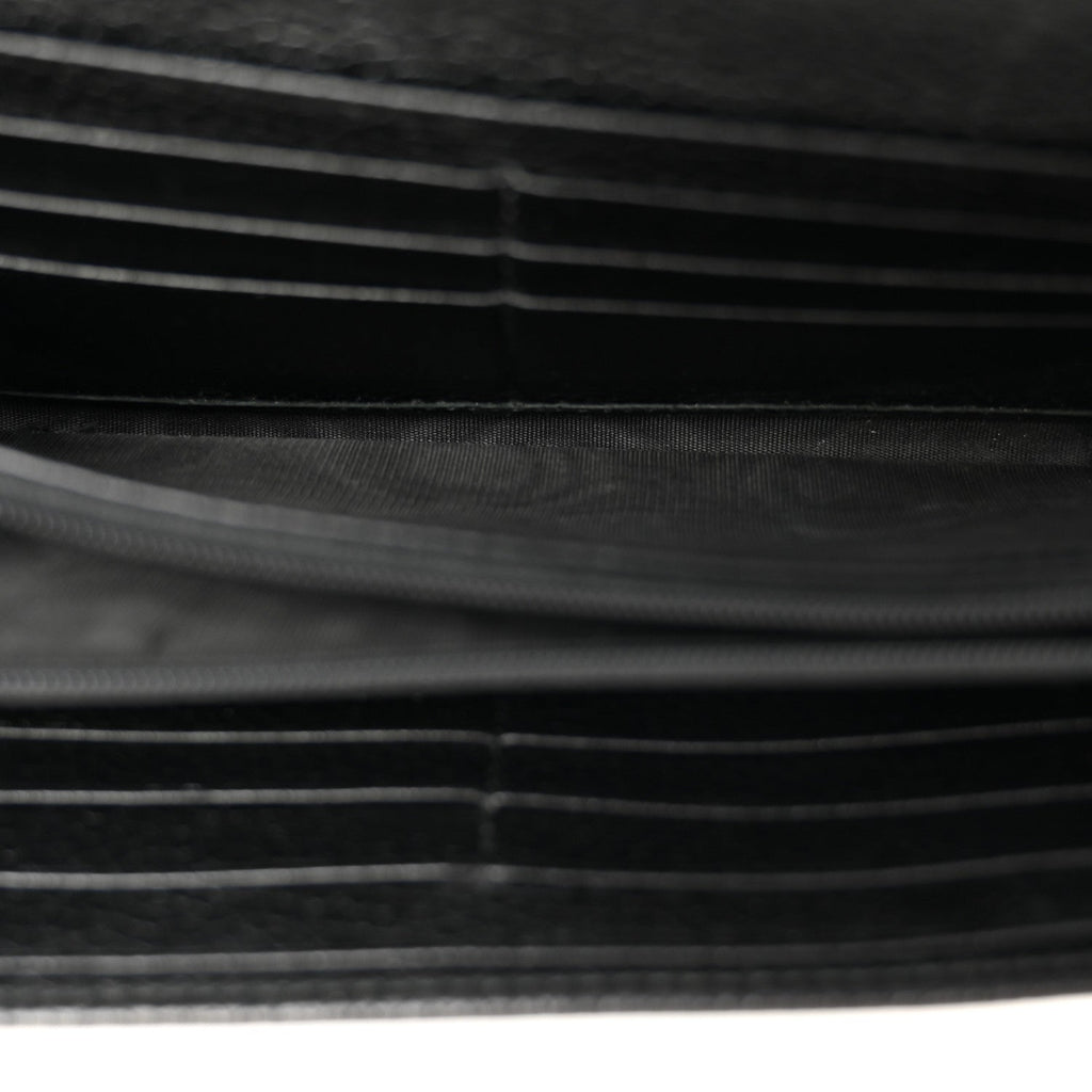 Gucci Pebbled Calfskin Large Soho Continental Wallet Black