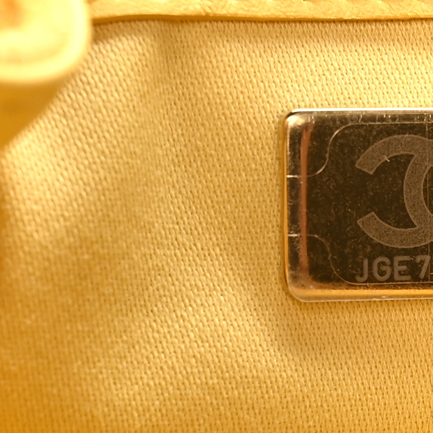 Chanel Suede Quilted Mini Chanel 25 Handbag Yellow