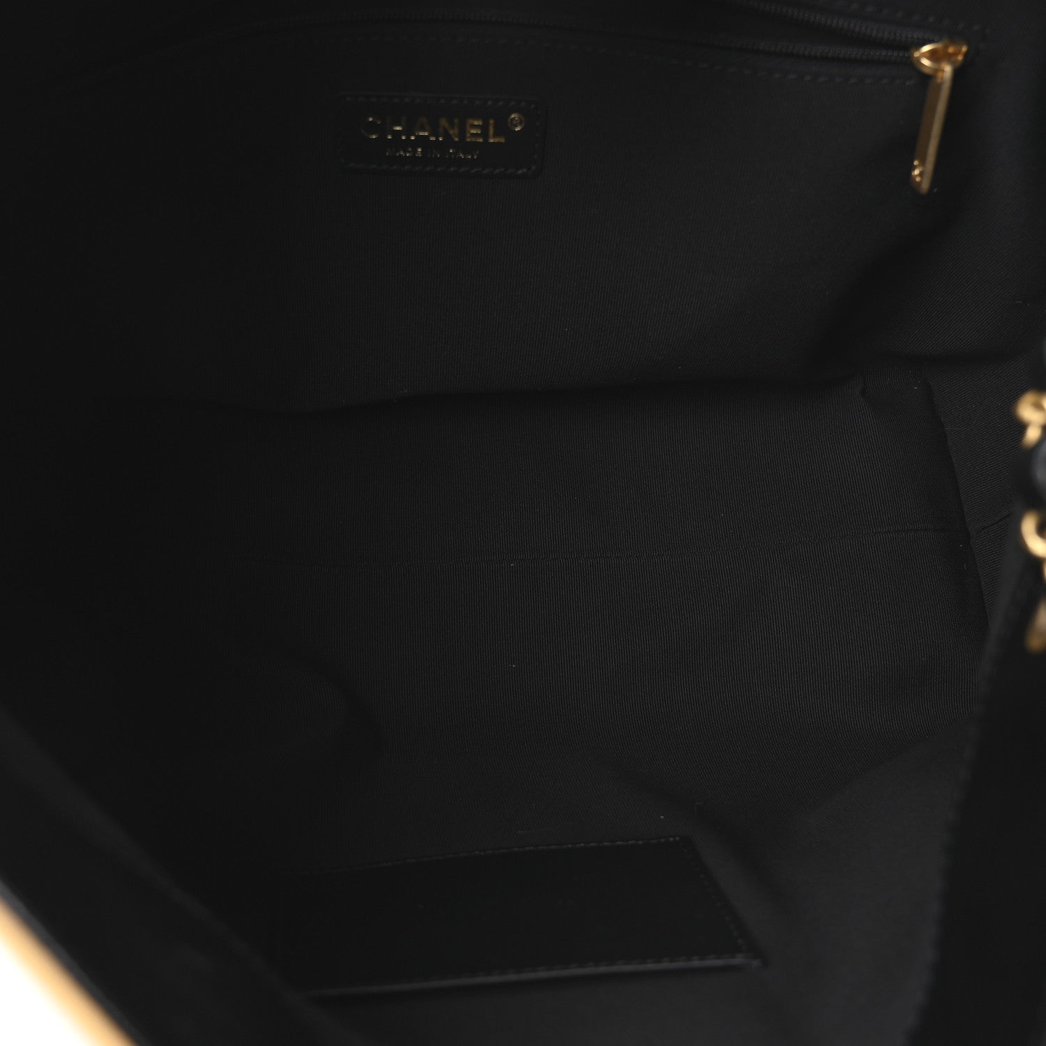 Chanel Suede Calfskin Shiny Lambskin Quilted Small Coco Base Shopping Bag Beige Black