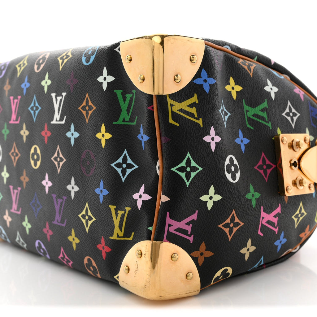 Louis Vuitton Monogram Multicolor Speedy 30 Black