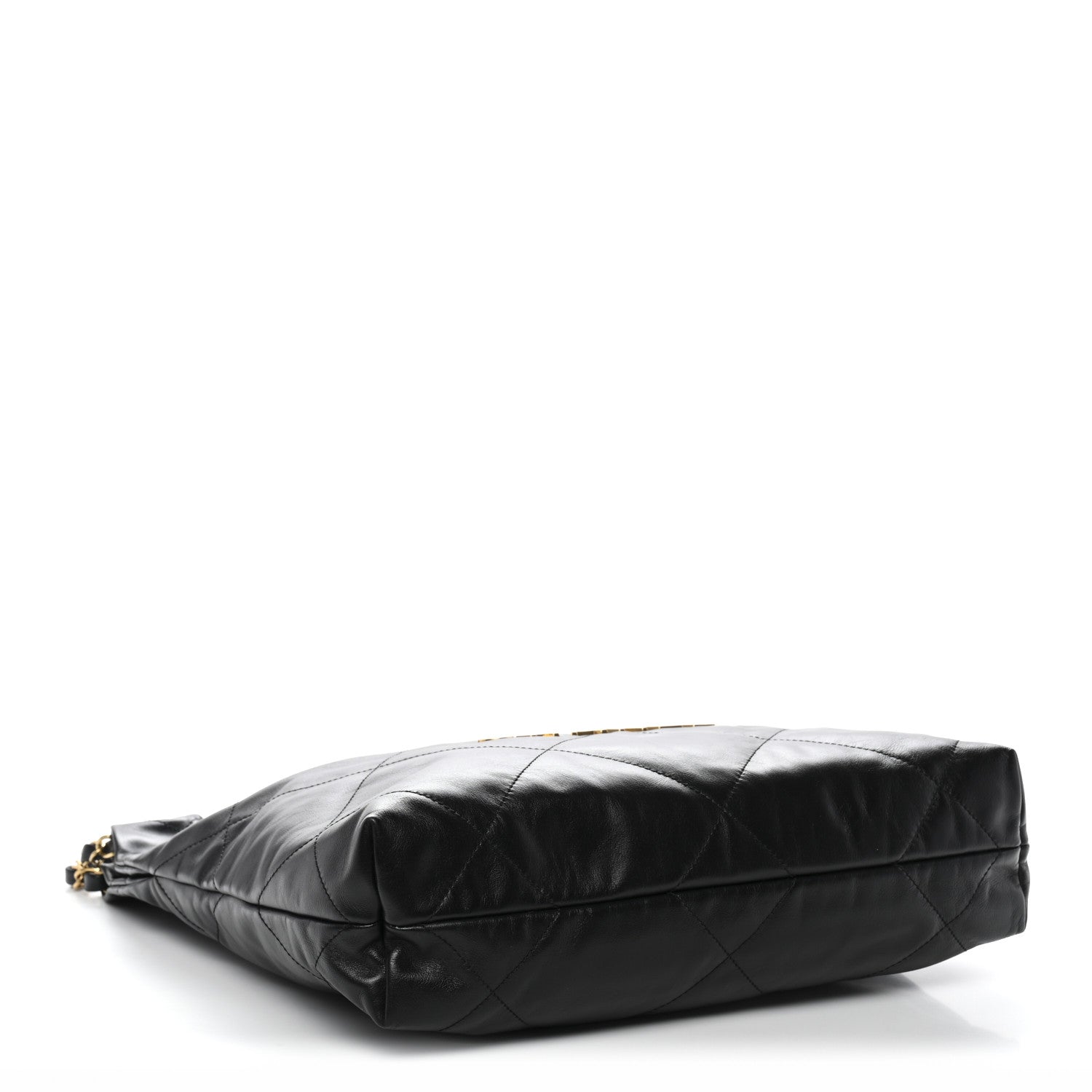 Chanel Shiny Calfskin Quilted Small Chanel 22 Black