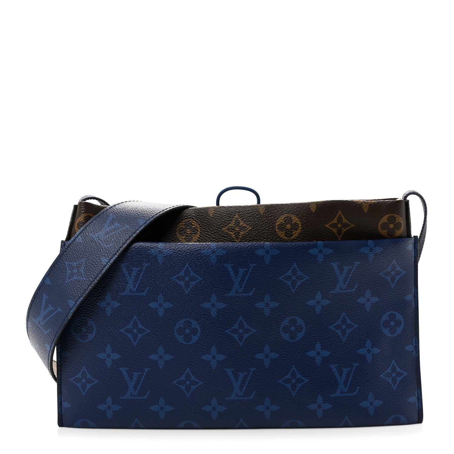 Louis Vuitton Monogram Small Outdoor Pouch Pacific Blue