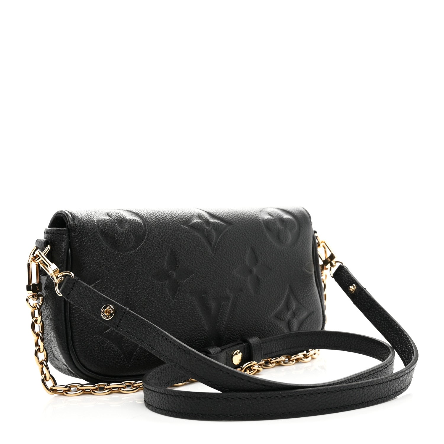Louis Vuitton Empreinte Monogram Giant Ivy Wallet On Chain Black