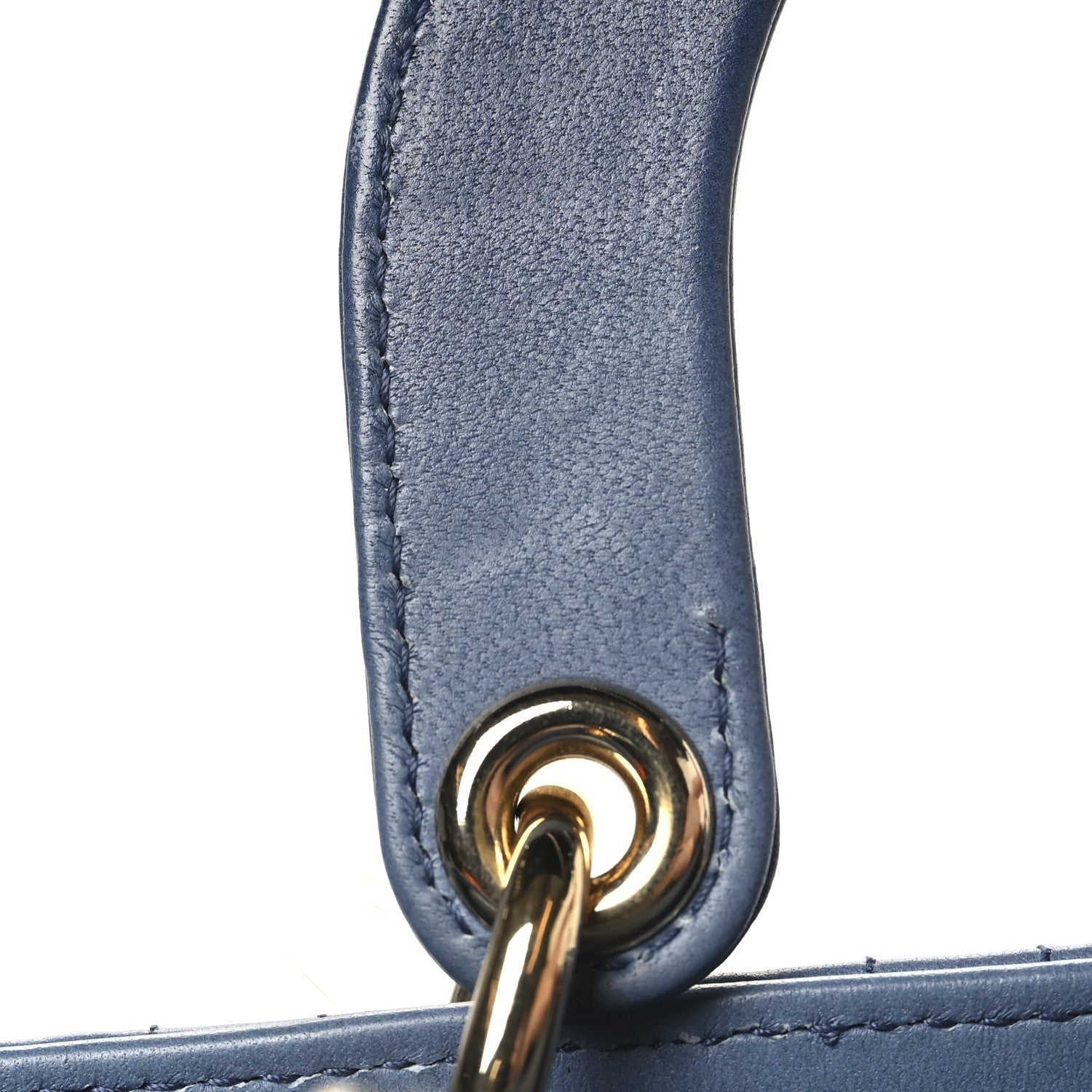 Christian Dior Lambskin Cannage Gradient Small My ABCDior Lady Dior Indigo Blue