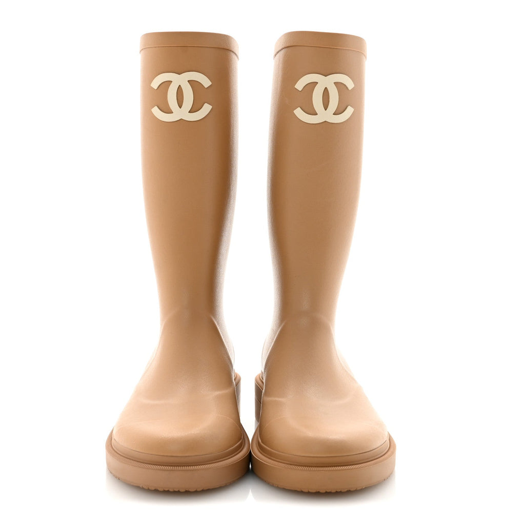 Caoutchouk CC High Boots 37 Beige