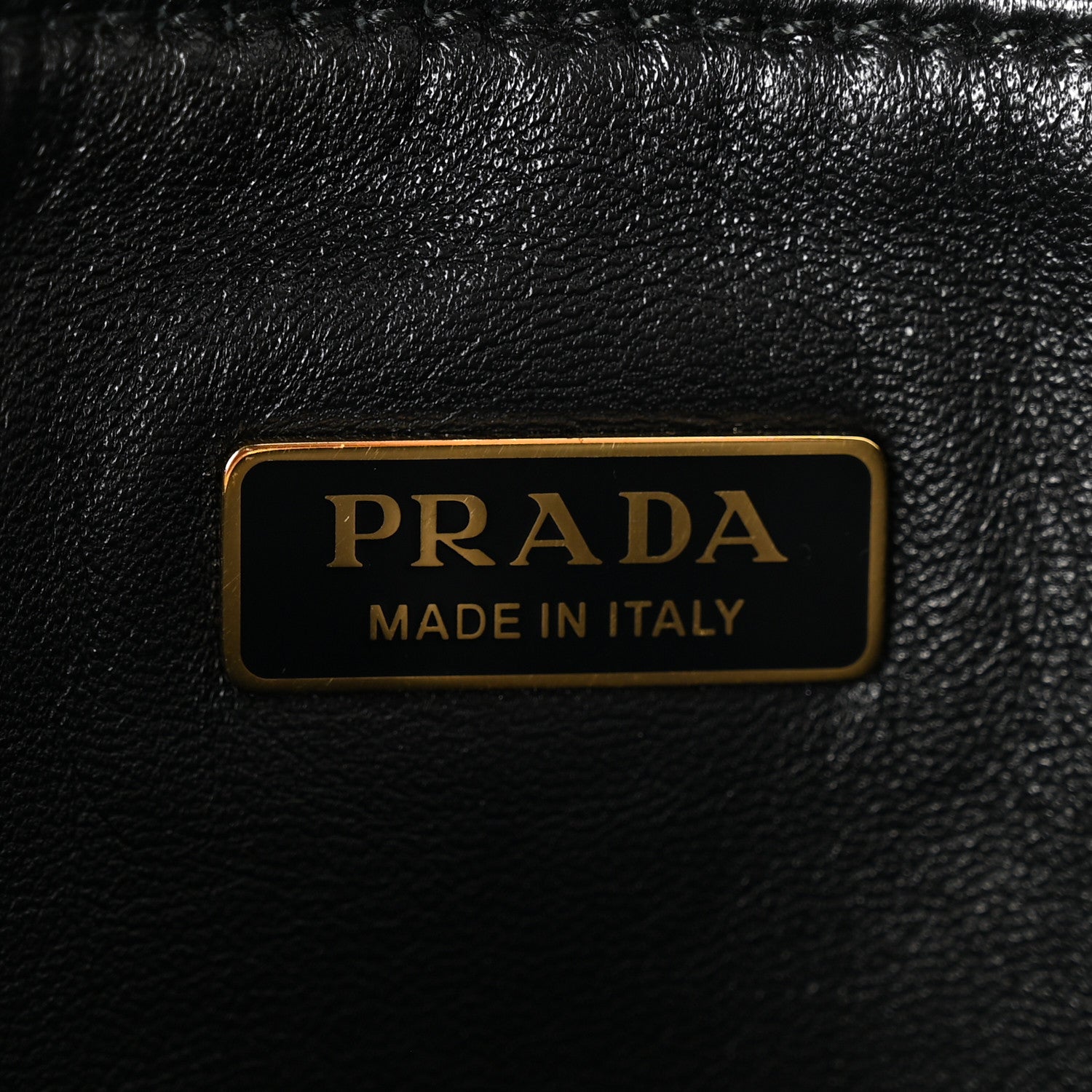 Prada Jacquard Calfskin Triangolo Symbole Embroidered Mini Triangle Double Bag Black Edera