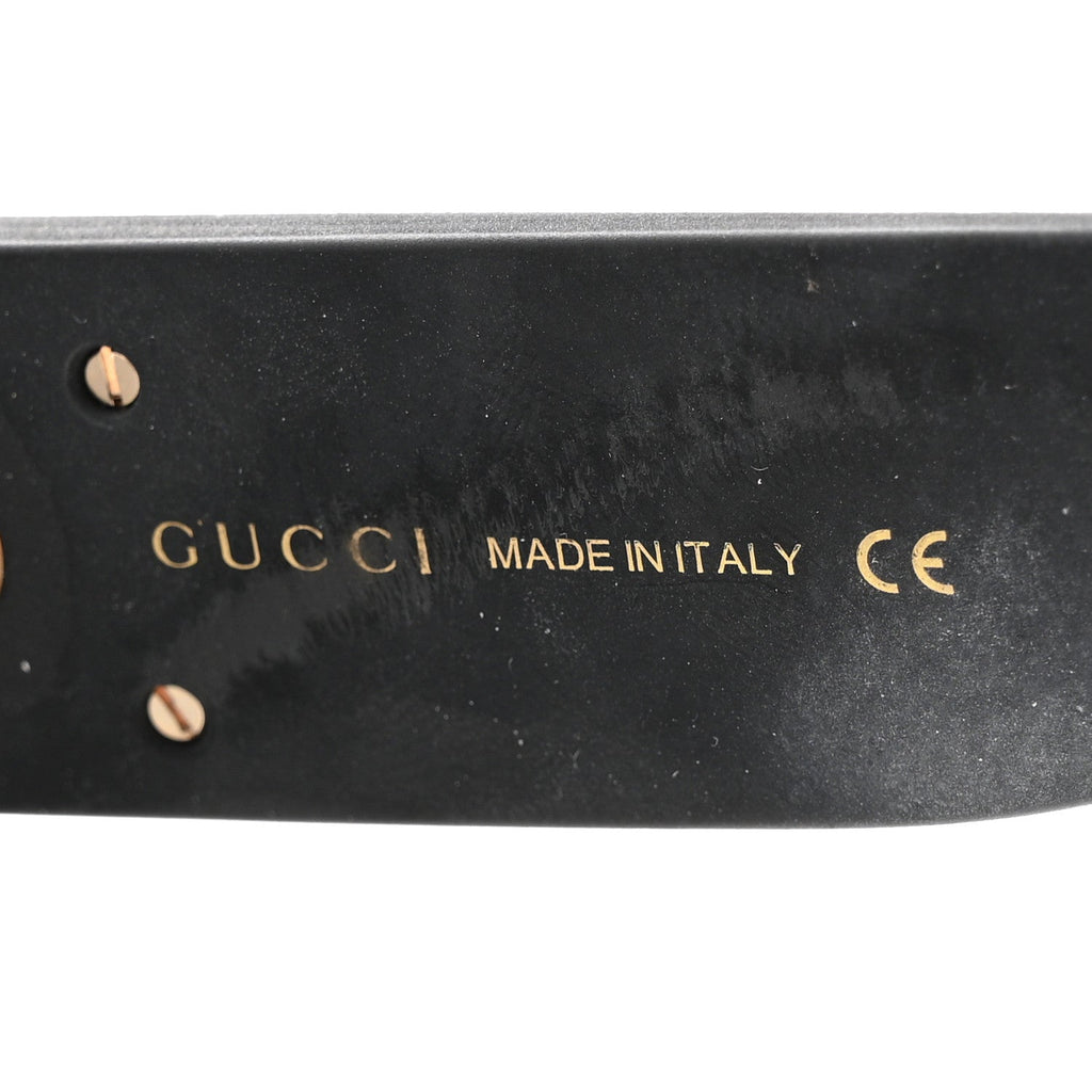 Gucci Square Frame GG0102S Sunglasses Glitter Black