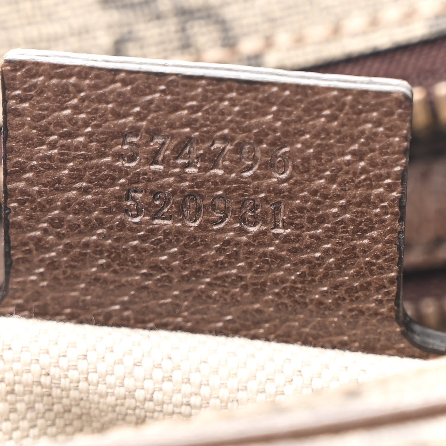 Gucci Soft GG Supreme Monogram Medium Ophidia Belt Bag Dark Brown