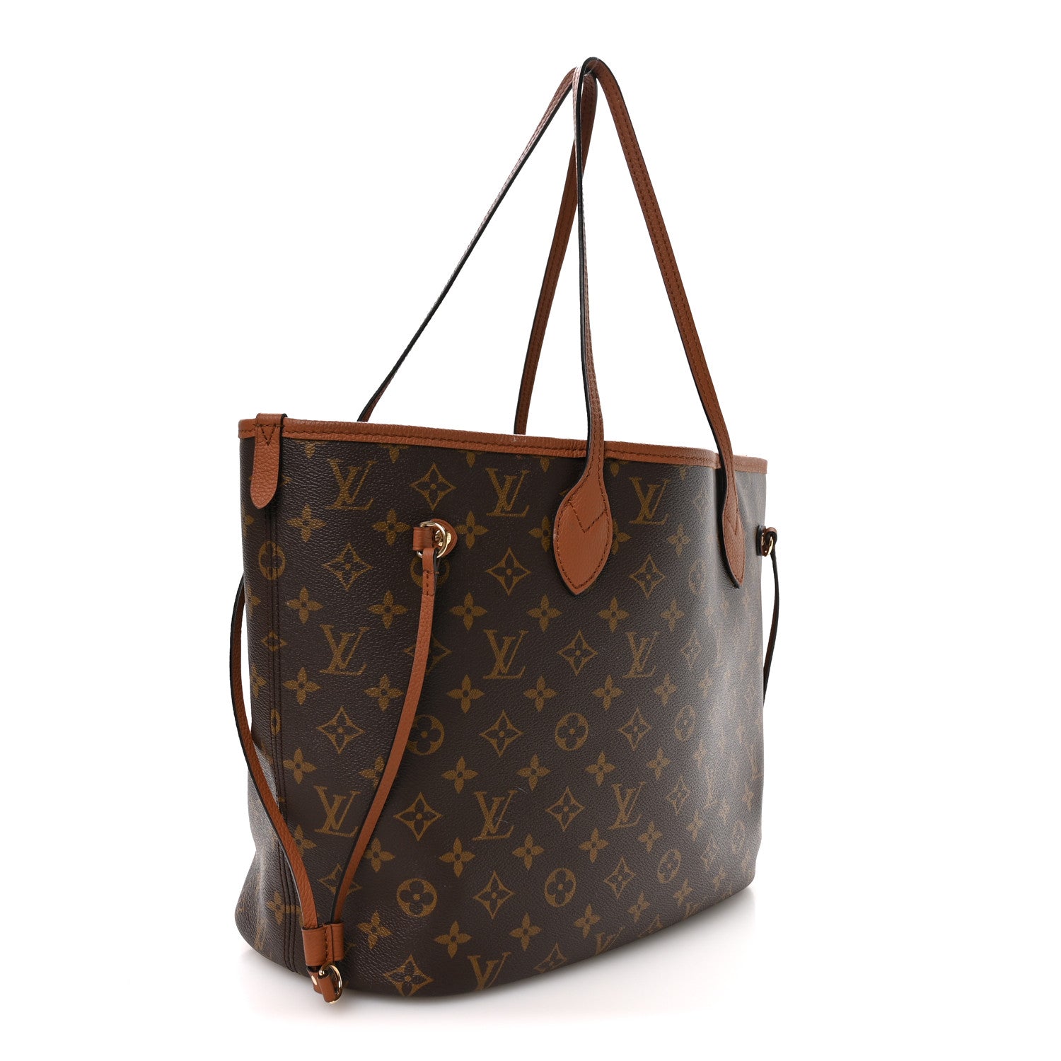 Louis Vuitton Monogram Calfskin Neo Neverfull Inside Out MM Tan