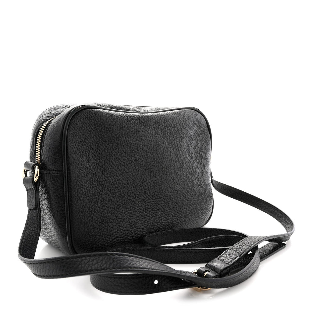 Gucci Pebbled Calfskin Small Soho Disco Bag Black