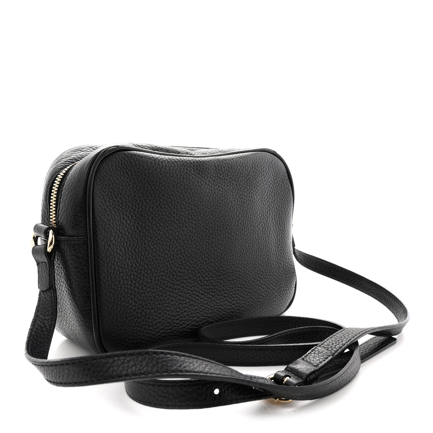Gucci Pebbled Calfskin Small Soho Disco Bag Black