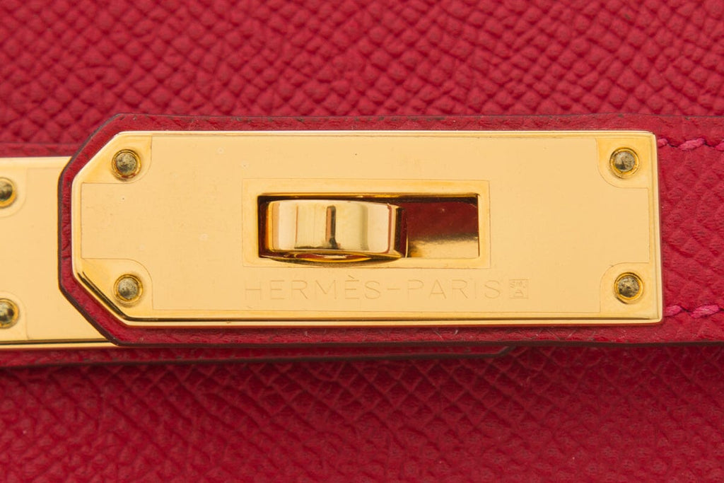 Hermès Rouge Casaque  Epsom Leather Birkin 30 CM