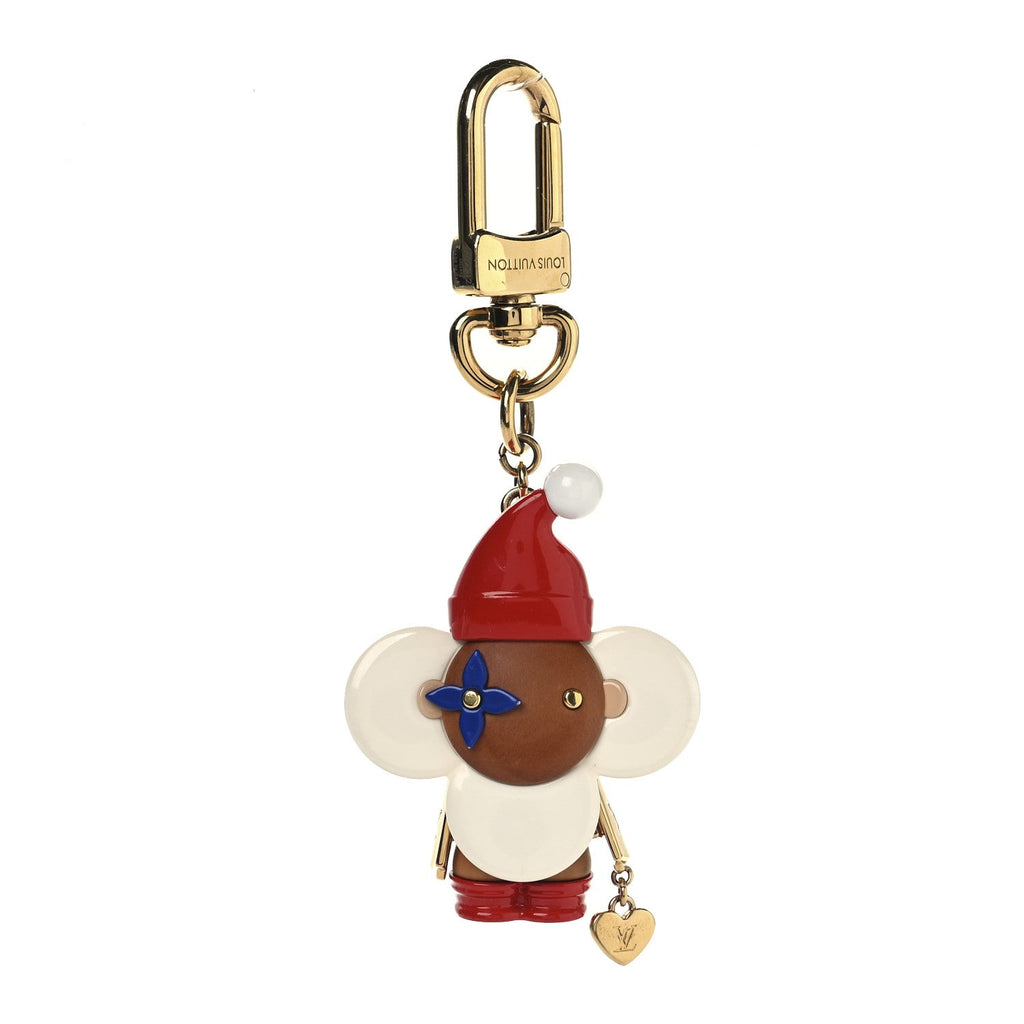 Louis Vuitton Resin Wood Vivienne Christmas Bag Charm