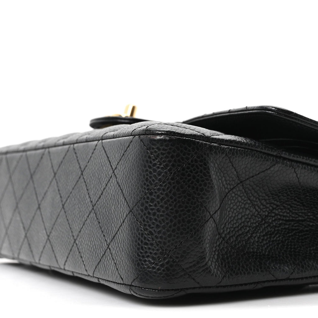 Chanel Caviar Quilted Medium Double Flap Black