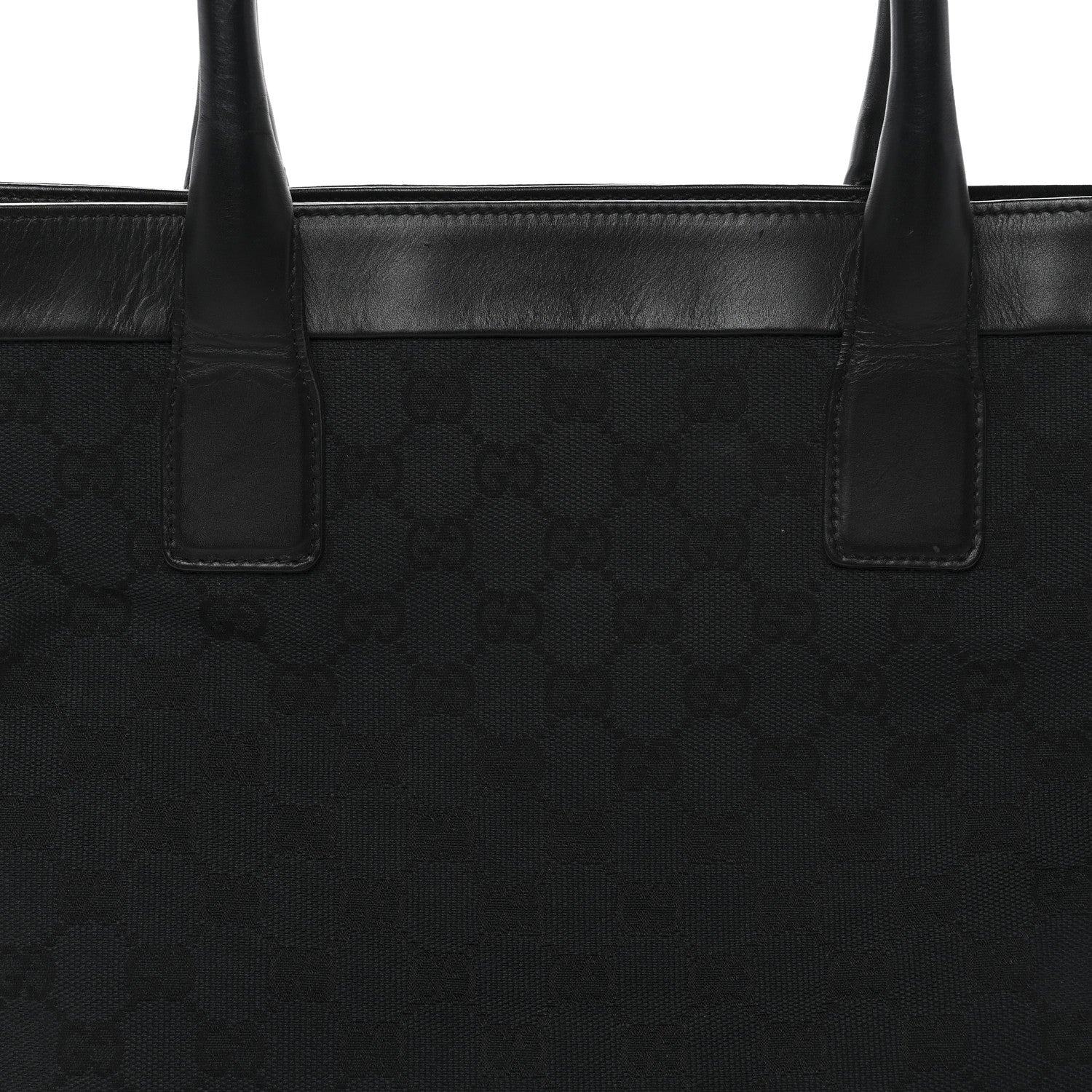 Gucci Monogram Tote Black